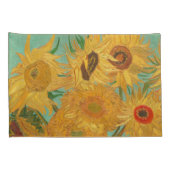 Van Gogh Sonnenblumen Kissenbezug (Rückseite-Rechts)