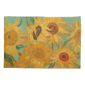 Van Gogh Sonnenblumen Kissenbezug (Rückseite-Links)