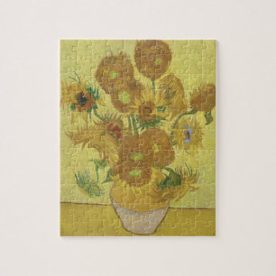 Van Gogh Sonnenblumen - Lebendiges Gelb auf Gelb Puzzle