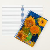 Van Gogh Sonnenblumen Notizblock (Innen)
