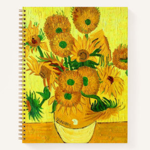 Van Gogh Sonnenblumen Notizblock