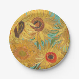 Van Gogh Sonnenblumen Pappteller