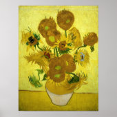 Van Gogh - Sonnenblumen Poster (Vorne)