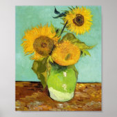 Van Gogh - Sonnenblumen Poster (Vorne)