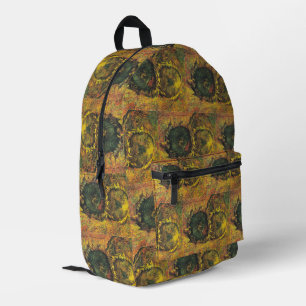 Van Gogh Sonnenblumen - Vintage goldene Blumengest Bedruckter Rucksack