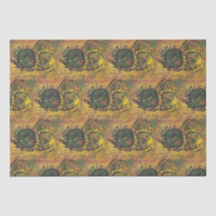 Van Gogh Sonnenblumen - Vintage Goldene Blumenkuns Seidenpapier