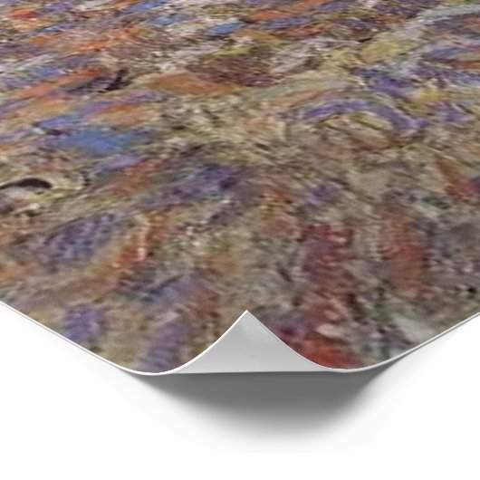 VAN GOGH - SOWER MIT EINSTELLUNG DER SONNE POSTER (Ecke)