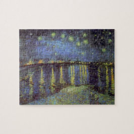 Van Gogh Starry Nacht über Rhone Puzzle