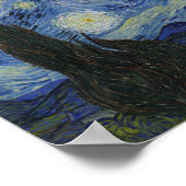 Van Gogh, Starry Nigh, classic, painting Poster (Ecke)
