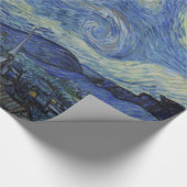 Van Gogh, Starry Nigh, klassisches Bild Geschenkpapier (Ecke)