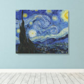 Van Gogh, Starry Nigh Leinwanddruck (Insitu (Holzboden))