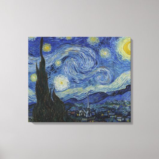 Van Gogh, Starry Nigh Leinwanddruck (Vorderseite)
