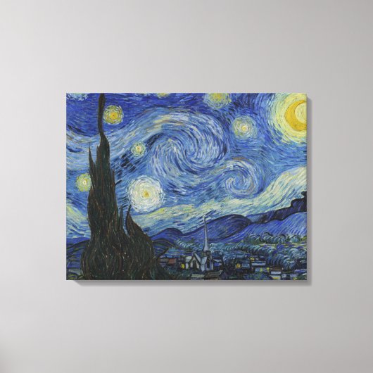 Van Gogh, Starry Nigh Leinwanddruck (Vorderseite)