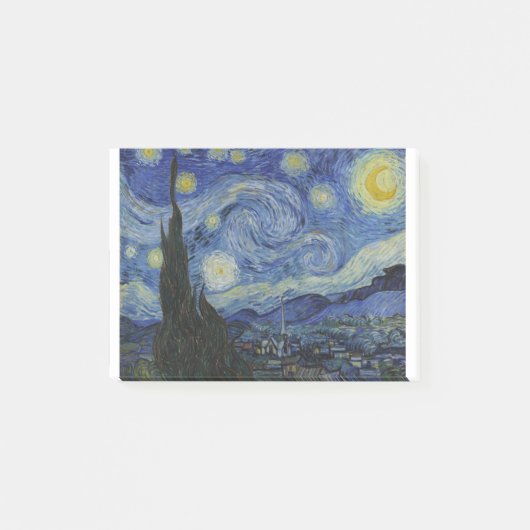 Van Gogh, Starry Nigh Post-it Klebezettel (Vorderseite)