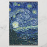 Van Gogh Starry Night<br><div class="desc">Über The Starry Night\ ist ein Gemälde des niederländischen Post-Impressionisten Vincent van Gogh. Das Bild zeigt den Blick abends außerhalb seines Sanitärraums, obwohl es tagsüber aus dem Gedächtnis gemalt wurde. Seit 1941 ist es in der ständigen Sammlung des Museums für Moderne Kunst in New York City. Oft reproduziert, wird das...</div>