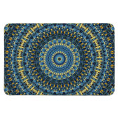 Van Gogh Starry Night Abstrakt Groovy Boho Mandala Magnet (Horizontal)