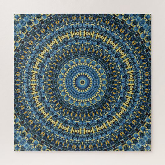 Van Gogh Starry Night Abstrakt Groovy Boho Mandala Puzzle (Vertikal)