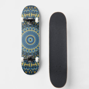 Van Gogh Starry Night Abstrakt Groovy Boho Mandala Skateboard