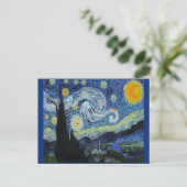 Van Gogh - Starry Night - Art Parody, Postkarte (Stehend Vorderseite)