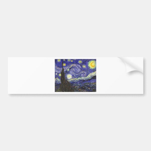 Van Gogh Starry Night Autoaufkleber (Vorne)