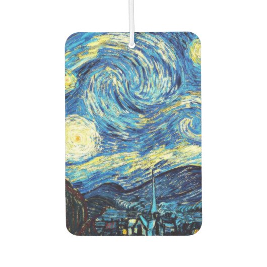 Van Gogh - Starry Night Autolufterfrischer (Vorderseite)