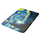 Van Gogh - Starry Night Badematte (Schrägansicht)