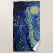 Van Gogh Starry Night Beach Handtuch (Vorderseite)