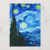 Van Gogh Starry Night Begleitkarte (Vorderseite)