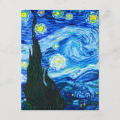 Van Gogh Starry Night Begleitkarte (Vorderseite)