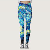 Van Gogh - Starry Night, berühmtes Bild Leggings (Vorderseite)