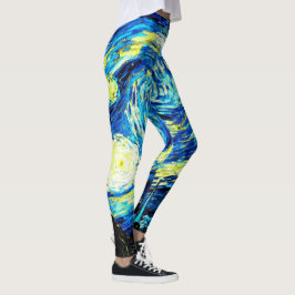 Van Gogh - Starry Night, berühmtes Bild Leggings