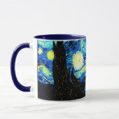 Van Gogh - Starry Night, berühmtes Bild, Tasse (Links)