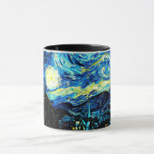 Van Gogh - Starry Night, berühmtes Bild, Tasse (Zentrum)