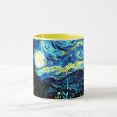 Van Gogh - Starry Night, berühmtes Bild, Tasse (Zentrum)