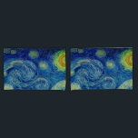 Van Gogh Starry Night Betting Set Kissenbezug<br><div class="desc">Vincent Van Gogh's Kunstwerk - "The Starry Night" ist auf diesen Pillowcases zu sehen (siehe passende Bettdecke). Ein nächtlicher Himmel,  so lebendig mit prächtigen Wirbel! **Karo mit diesem Design in unserem Shop verbundene Produkte heraus und entdecken Sie phantastischere Optionen mit diesem wunderbaren Bild:https://www.zazzle.com/collections/arty_gifts_for_the_van_gogh_fan_in_your_life-119079521028472120?rf=238919973384052768</div>