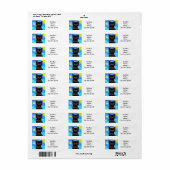 Van Gogh Starry Night Black Cat (Vorne)