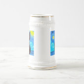 Van Gogh Starry Night Black Cat Bierglas (Mittel)