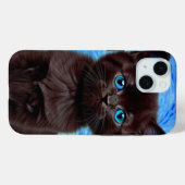 Van Gogh Starry Night Black Cat Case-Mate iPhone Hülle (Rückseite (Horizontal))
