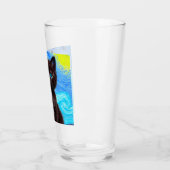 Van Gogh Starry Night Black Cat Glas (Links)