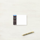 Van Gogh Starry Night Black Cat Post-it Klebezettel (Auf Schreibtisch)