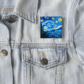 Van Gogh Starry Night Button (Beispiel)