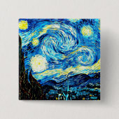 Van Gogh, Starry Night Button (Vorderseite)