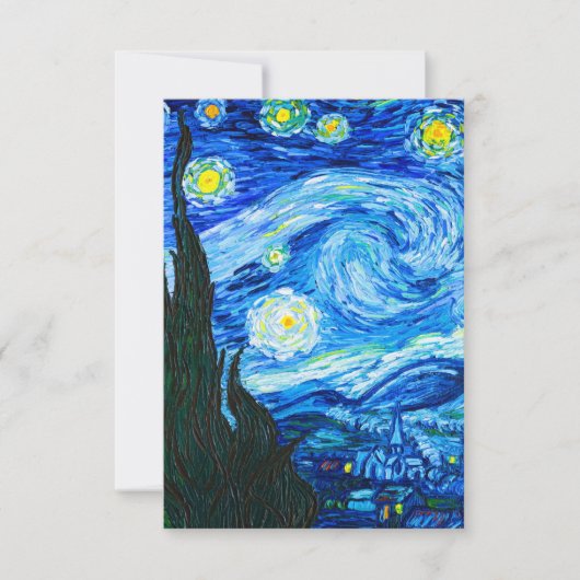 Van Gogh Starry Night Card (Vorderseite)