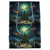 Van Gogh 'Starry Night' Christmas Gift Bag  Mittlere Geschenktüte (Vorderseite)