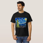 Van Gogh Starry Night - Christmas Tree T - Shirt (Vorne ganz)