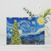 Van Gogh Starry Night - Christmas Tree Table Numbe Programm (Stehend Vorderseite)