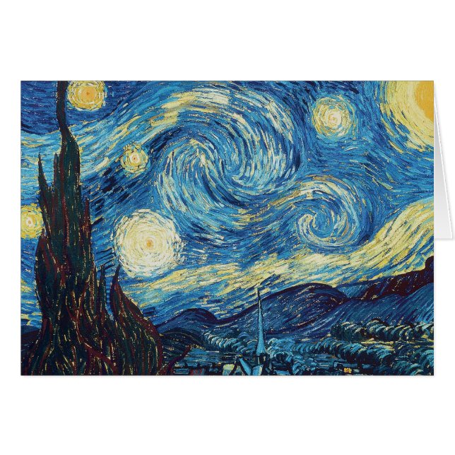 Van Gogh Starry Night Classic Impressionismus Art (Vorderseite (Horizontal))