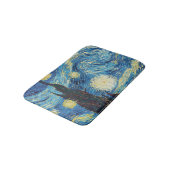 Van Gogh Starry Night Classic Impressionismus Art Badematte (Schrägansicht)