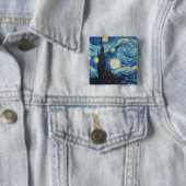 Van Gogh Starry Night Classic Impressionismus Art Button (Beispiel)