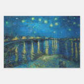 Van Gogh Starry Night Classic Impressionismus Art Geschenkpapier Set (Vorderseite 3)